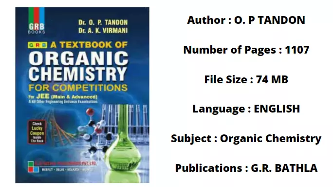 op tandon organic chemistry pdf download